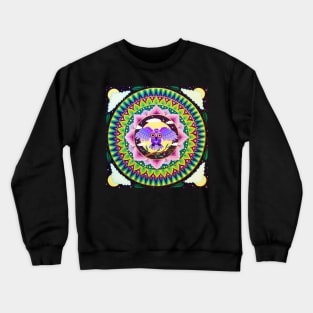 Magical Owl Mandala Crewneck Sweatshirt